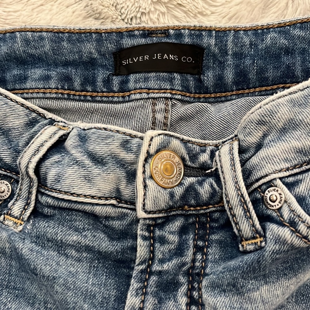 Silver Jeans Co Women’s Denim Short Shorts, High Waist, Size 3, Very Cute!! - Picture 5 of 7